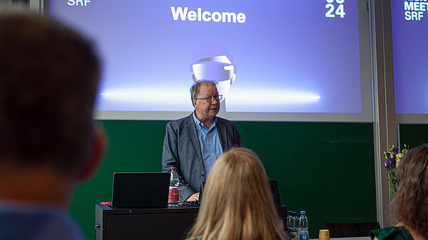 Photo of Wolfgang Ressel during the Re2 symposium.