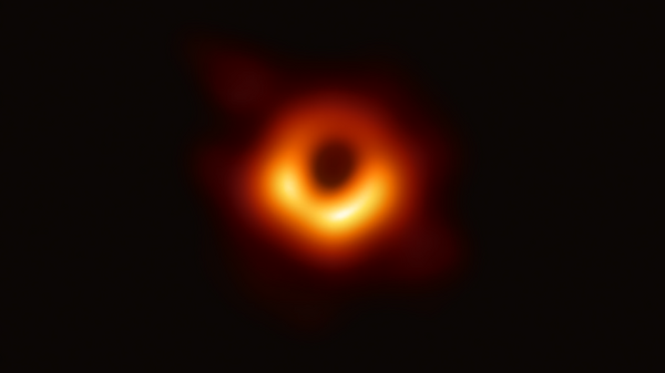 Image of black hole in M87 galaxy